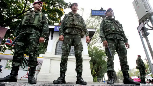 Soldaten in der thailändischen Hauptstadt Bangkok (Foto: AP)
