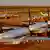 Geparkte Flugzeuge in Alice Springs, Australien