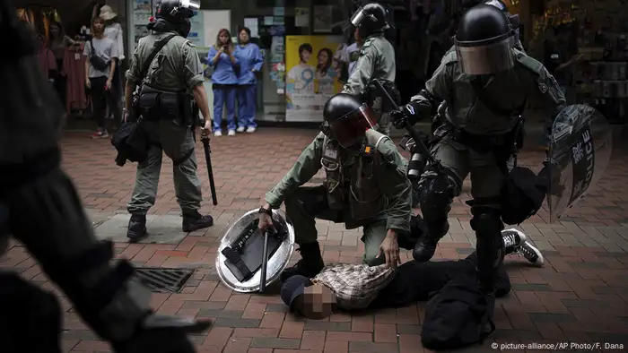 Hongkong Proteste (picture-alliance/AP Photo/F. Dana)