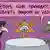 "Мировое правительство" из масонов и рептилоидов во время пандемии коронавируса вынуждено работать на удаленке - карикатура Сергея Елкина