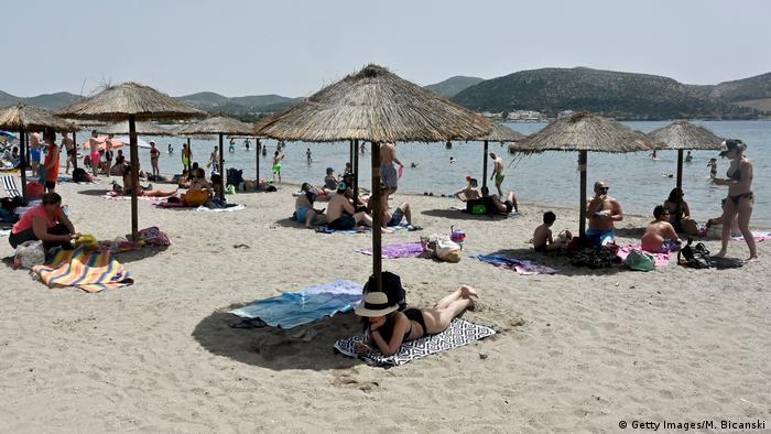По гръцките плажове има туристи
