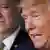 USA Präsident Donald Trump und Mike Pompeo