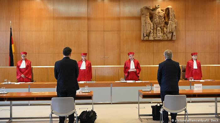 جلسه روز ۱۹ مه دادگاه قانون اساسی آلمان در شهر کارلسروهه