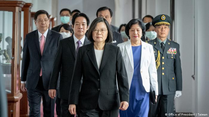 Taiwan president Tsai Ing-Wen swear into her second term