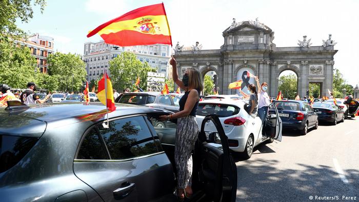 Miles de personas asistieron a la protesta en Madrid