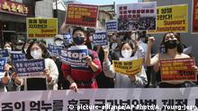 Arrestan a sindicalista surcoreano por protestas que violentaron ley sanitaria