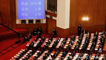 China Nationaler Volkskongress | Abstimmung Sicherheitsgesetz Hongkong