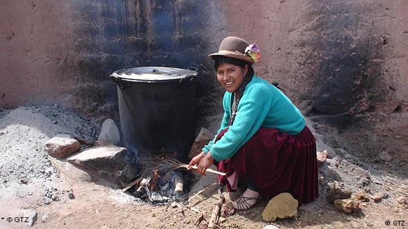 Traditionell Kochen in Bolivien