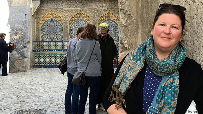 Autorin und Reiseveranstalterin Muriel Brunswig in der Altstadt von Marrakesch