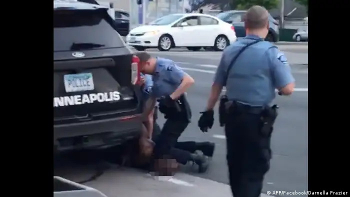 USA Minneapolis Polizei |Tod eines Schwarzen Mannes (AFP/Facebook/Darnella Frazier)