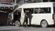A minibus damaged in a blast in Kabul A minibus damaged in a blast in Kabul