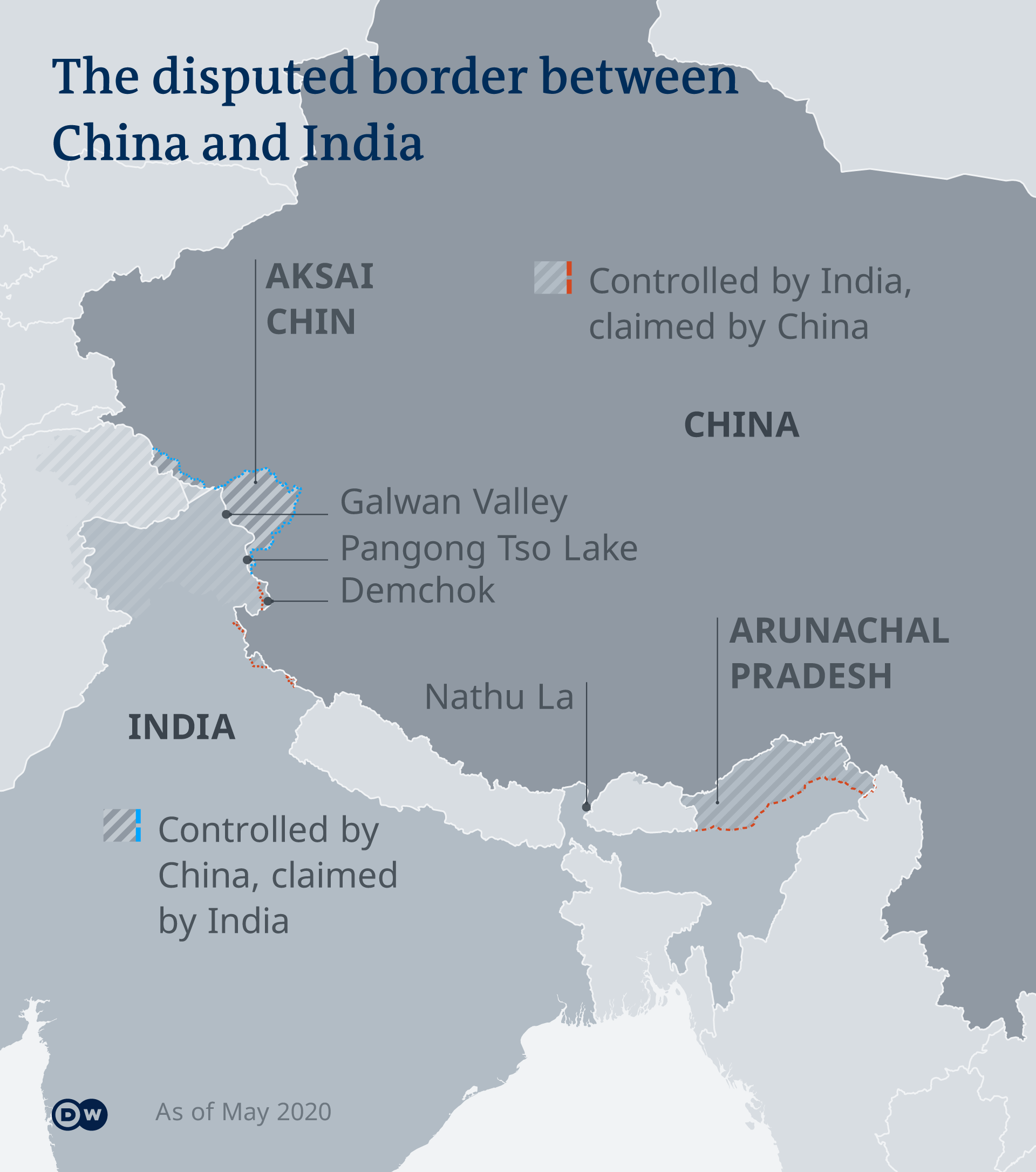 China And India Border Map What Is Next In The China-India Border Conflict? | Asia | An In-Depth Look  At News From Across The Continent | Dw | 28.01.2022