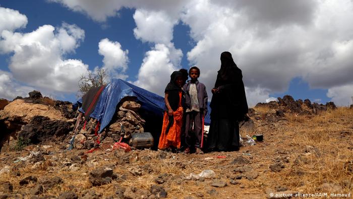 Jemen Flüchtlinge im Al-Raqah Flüchtlingslager