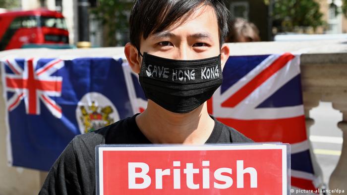 Grossbritannien London | Protest | Freiheit für Hong Kong