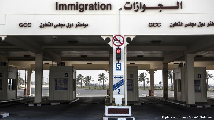 Grenze zwischen Qatar und Saudi Arabien