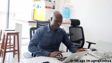 (190903) -- KIGALI, Sept. 3, 2019 -- Emmanuel Gatare, Managing Director of Rwandan e-commerce company HeHe, works at the office in Kigali, capital of Rwanda, Aug. 19, 2019. Rwanda and Alibaba launched the eWTP in October 2018, making Rwanda the first African country to launch the platform. The launching ceremony also saw the signing of MOUs in the areas of e-commerce, tourism, e-payment and capacity building, under the framework of eWTP. TO GO WITH:Feature: China s Alibaba helps boost digital economy in Rwanda Lyu Tianran) RWANDA-KIGALI-DIGITAL ECONOMY BOOST-CHINA S ALIBABA HELP LvxTianran PUBLICATIONxNOTxINxCHN