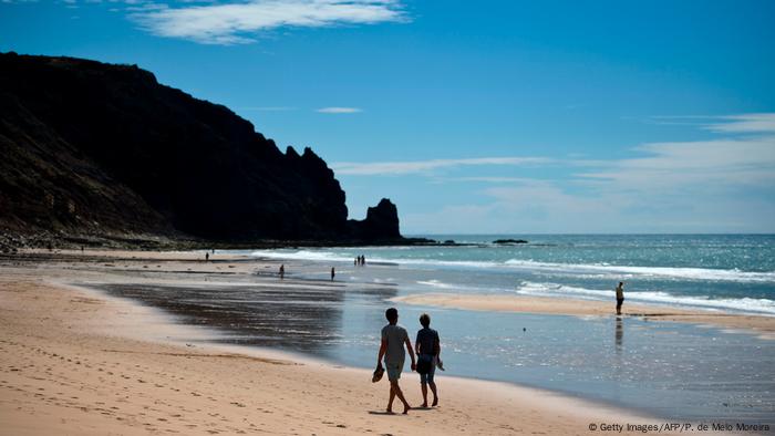 Praia da Luz, no sul de Portugal