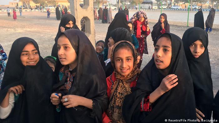 کودکان مهاجر افغان در اردوگاهی در ایران