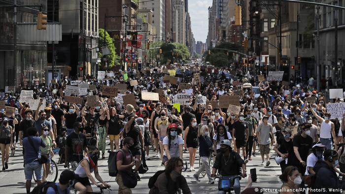 Protesters in New York City