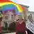 Акція українських ЛГБТ-активістів біля посольства РФ у Києві (липень 2019 року) 