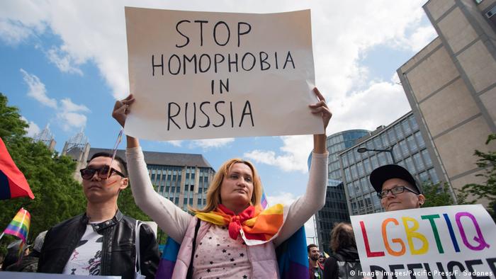 Протест проти гомофобії в Росії