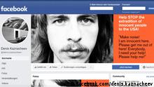 Screenshot Facebook russischer Musiker Denis Kaznacheev (https://www.facebook.com/denis.kaznacheev/), der vor kurzem in Berlin festgenommen wurde.