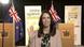 New Zealand's Prime Minister Jacinda Ardern smiles and waves at the camera New Zealand's Prime Minister Jacinda Ardern smiles and waves at the camera