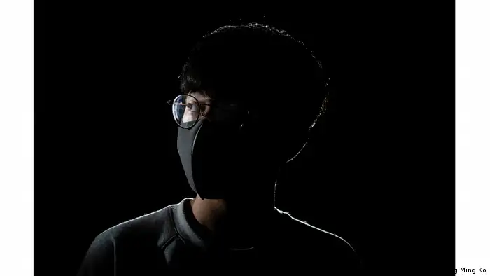 Учасник протестів в Гонконгу