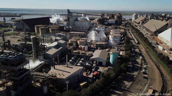 La agroempresa Vicentin, en Rosario, Argentina.