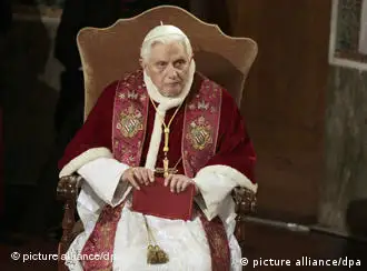 3月14日教皇本笃十六世在罗马新教教堂，对性侵行为的受害者表达歉意