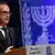 German Foreign Minister Heiko Maas at a press conference in Jerusalem