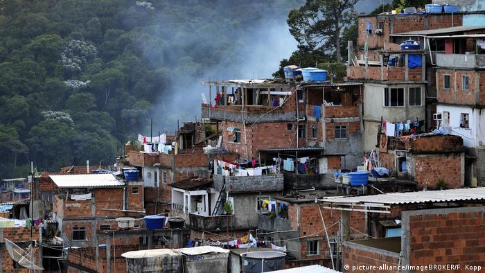 The Rocinha favela in Rio de Janeiro