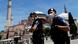 Türkei Istanbul | Polizeieinheiten mit Mundschutz an der Hagia Sophia Türkei Istanbul | Polizeieinheiten mit Mundschutz an der Hagia Sophia