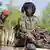 Imagen referencial. Soldados de Nigeria y Chad patrullan en Monguno. 