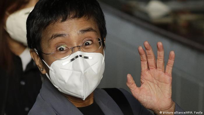 菲律宾记者雷萨被判诽谤罪成刑期最高六年 德国之声来自德国介绍德国 Dw 15 06