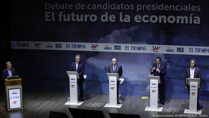 Kolumbien Präsidentschaftswahlen Debatte (picture-alliance/ZUMAPRESS/H. F. Zamora)