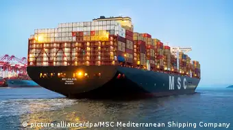Asien Container-Schiff Handel Wirtschaft
