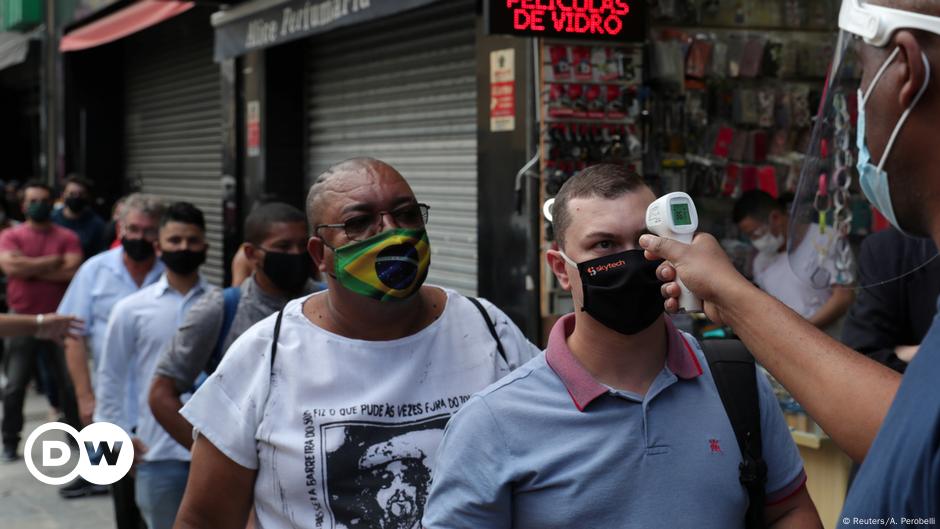 Brasil registra 1.232 mortes por covid-19 em 24 horas