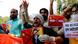 Aktivisten der Orgnisation Swadeshi Jagran Manch protestieren gegen China in New Delhi Aktivisten der Orgnisation Swadeshi Jagran Manch protestieren gegen China in New Delhi