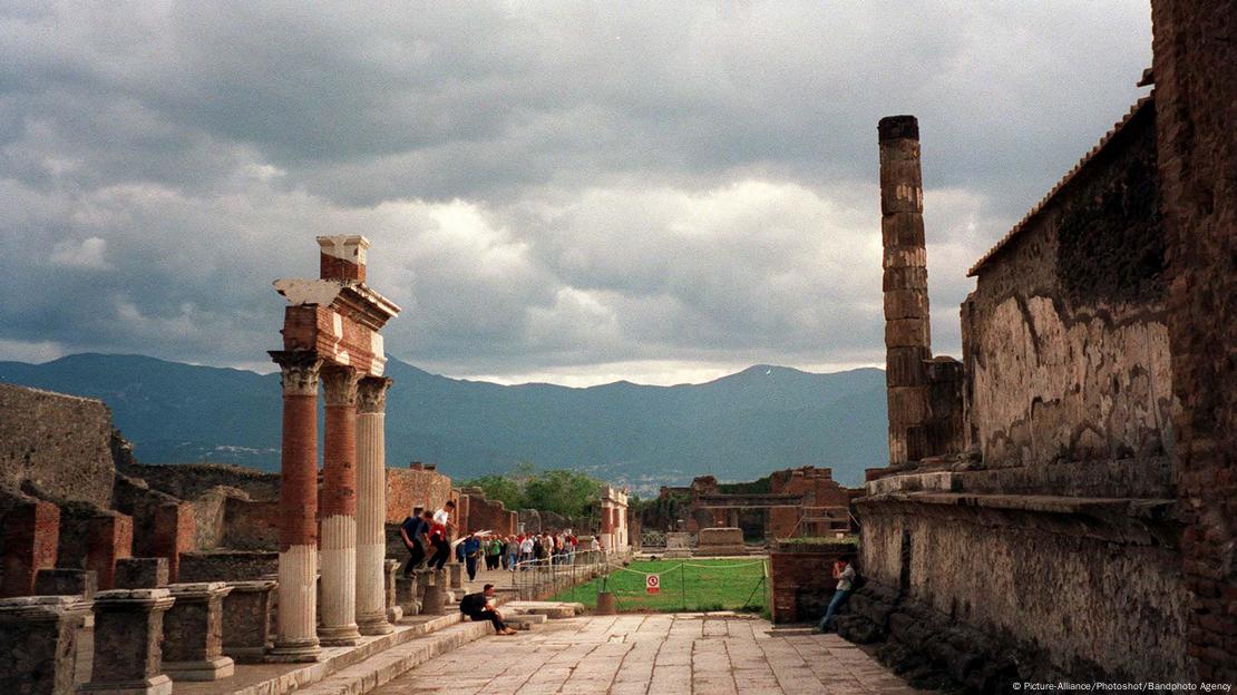 Las ruinas de Pompeya. Las ruinas de Pompeya.