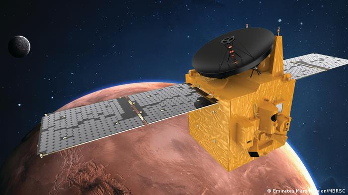 Космический аппарат Hope будет наблюдать за атмосферой Марса с орбиты