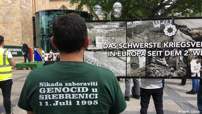 Conmemoración del genocidio en Srebrenica en Dortmund, Alemania