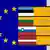 An image of the EU flag and the flags of Estonia, Latvia, Slovenia, and Lithuania.