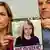 Los padres de Madeleine McCann con una imagen de su hija. 