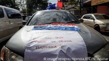 Paraguayos salen en vehículos a protestar contra la corrupción