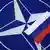 Simbolul NATO și steagul Rusiei