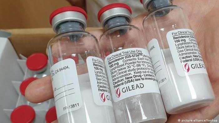 Remdesivir, medicamento contra el COVID-19 de laboratorios Gilead.