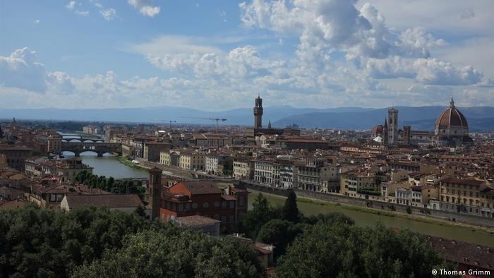 Panorama view of the cityscape of Florence, Italy