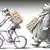 Karikatur | Radfahrerin