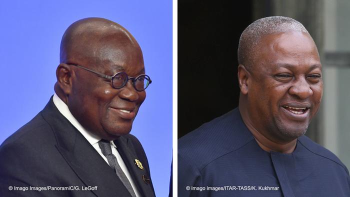 Nana Akufo-Addo and John Dramani Mahama Nana Akufo-Addo and John Dramani Mahama